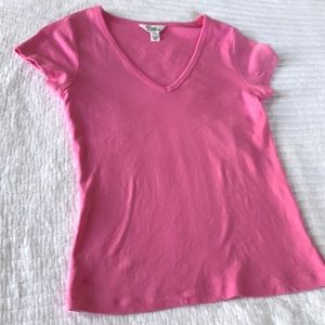 Lilly Pulitzer Pink Short Sleeve Tee Shirt Size M